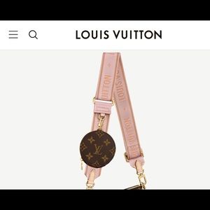 Authentic Pink Louis Vuitton Strap *STRAP ONLY*